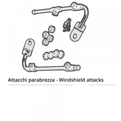 Attacchi parabrezza unviersali A240A