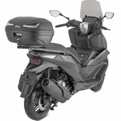 Bauletto E455NT Monolock® 45 litri nero con catadiottri fumé