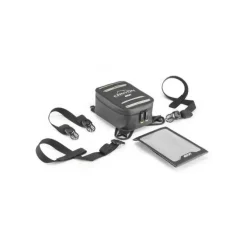 Borsa serbatoio con cinghie GRT29 Nero