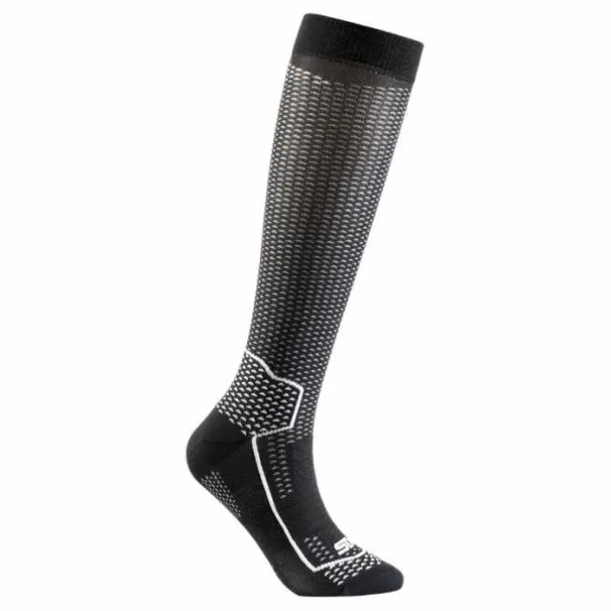 Calza Leggera Sixs LONG V3 al ginocchio Nero