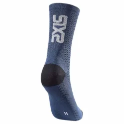 Calza Leggera Sixs SHORT LOGO V2 corta Nero Avio