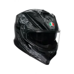 Casco AGV K7 Damascus nero argento