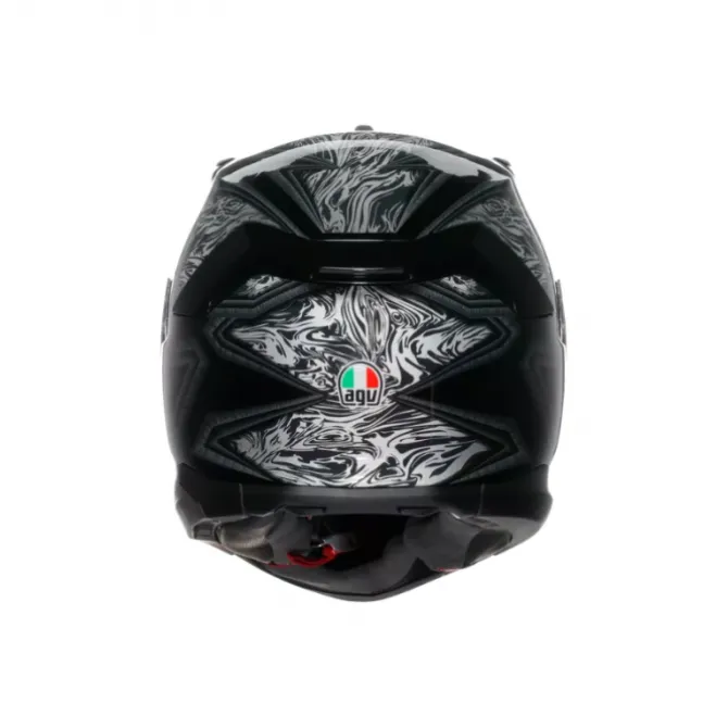 Casco AGV K7 Damascus nero argento