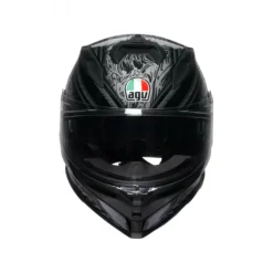 Casco AGV K7 Damascus nero argento