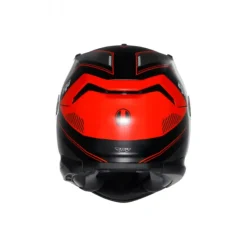 Casco AGV K7 Kyber nero opaco rosso