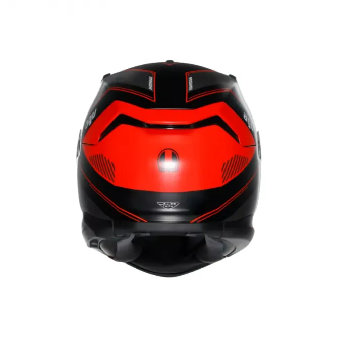 Casco AGV K7 Kyber nero opaco rosso