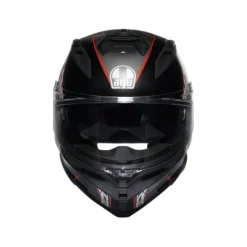 Casco AGV K7 Kyber nero opaco rosso