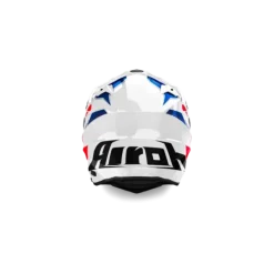 Casco Airoh Commander2 Reveal Bianco Blu Rosso