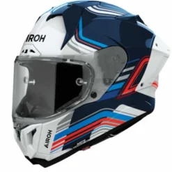 Casco Airoh GP 800 Hurricane Bianco Blu Rosso