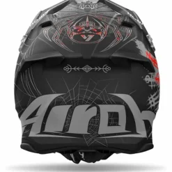 Casco Airoh Twist 3 Arcade Matt Nero Opaco Grigio