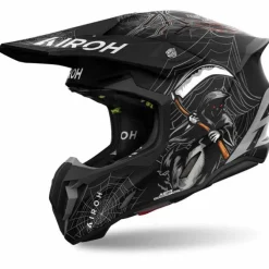 Casco Airoh Twist 3 Arcade Matt Nero Opaco Grigio