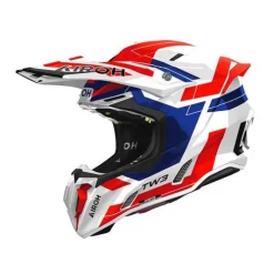 Casco Airoh Twist 3 Dynasty Bianco Blu Rosso