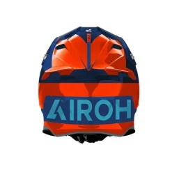 Casco Airoh Twist 3 Fancy Arancio Blu Opaco
