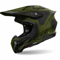 Casco Airoh Twist 3 Military Verdone Nero