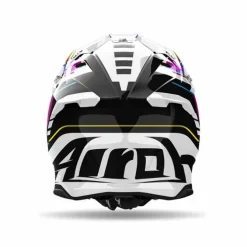 Casco Airoh Twist 3 Rainbow Viola Nero Bianco