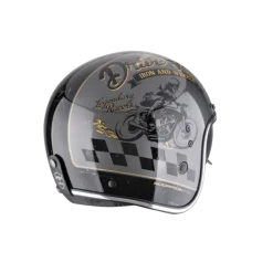 Casco Belfast Evo Drive Fast argento nero oro