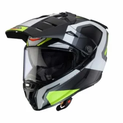 Casco Caberg Tanami Scram Nero Bianco Giallo