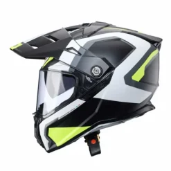 Casco Caberg Tanami Scram Nero Bianco Giallo