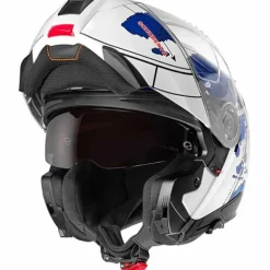 Casco C5 Globe Blu Bianco