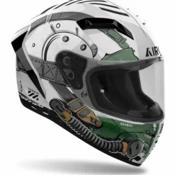 Casco Connor Alligator Bianco Verde
