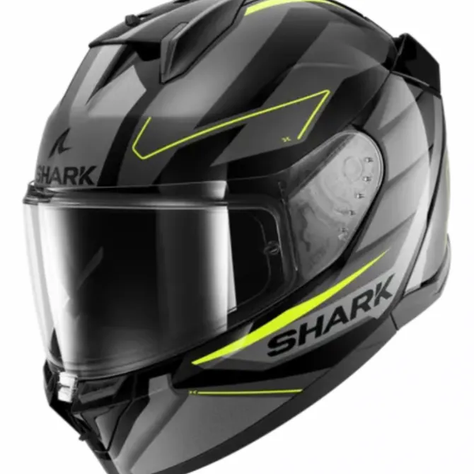 Casco D-Skwal 3 Sizler Nero Giallo