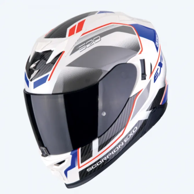 Casco Exo 520 Evo Air Lena Bianco Perlato Blu