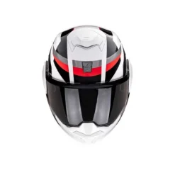 Casco Exo Tech Evo Pro Acuti Bianco Rosso Grigio
