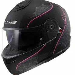 Casco FF908 Strobe II Lux Nero Opaco Fuxia