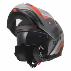Casco FF908 Strobe II Monza Nero Opaco Grigio Rosso