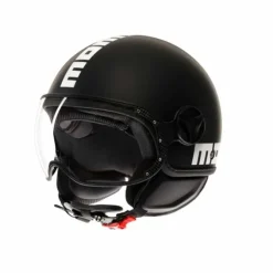 Casco Fighter Classic 06 Nero Opaco Bianco