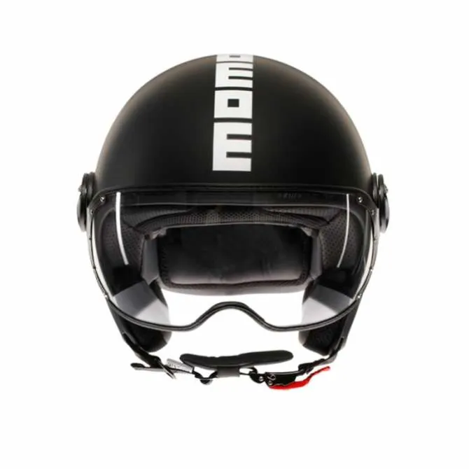 Casco Fighter Classic 06 Nero Opaco Bianco