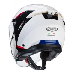 Casco Flyon II Boss Bianco Rosso Blu