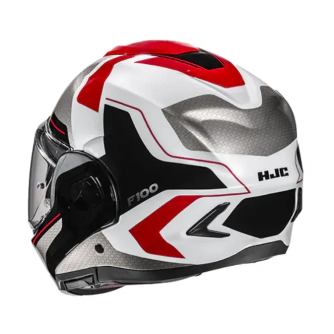 Casco HJC F100 Bios MC1 bianco rosso grigio