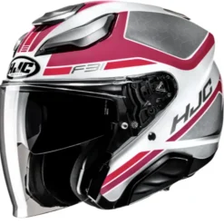 Casco HJC F31 Ceron MC8 Rosa Rosso Bianco