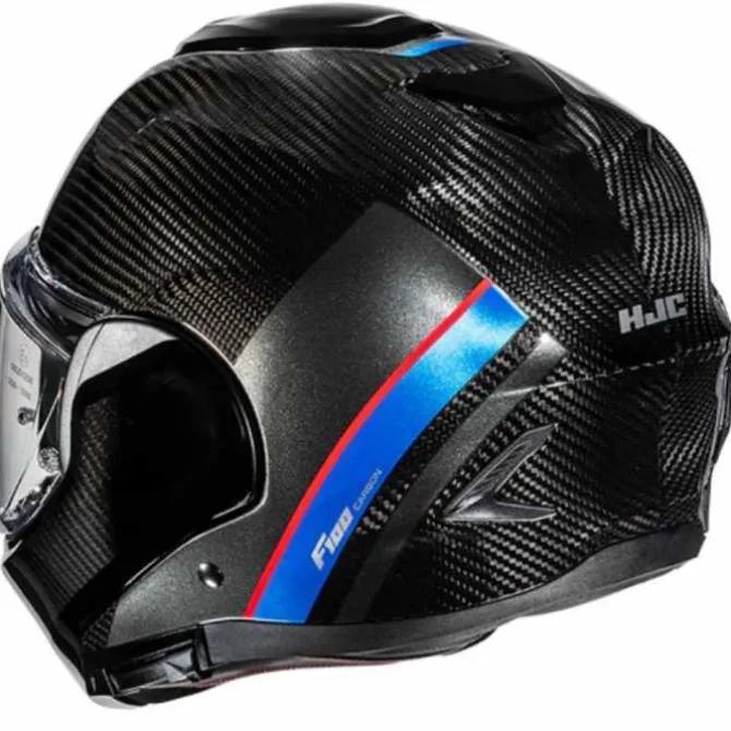 Casco HJC F100 Stan Carbonio Blu MC21