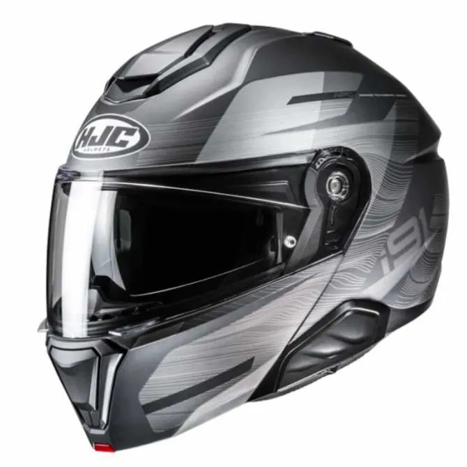 Casco HJC i91 Dusk MC5SF Nero Grigio Opaco