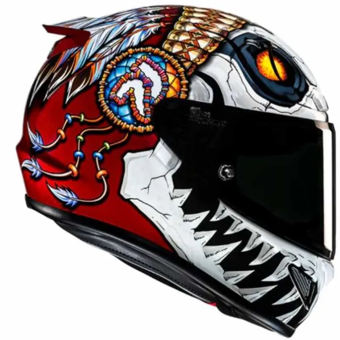 Casco HJC RPHA 12 Kepina MC1 Bianco Rosso