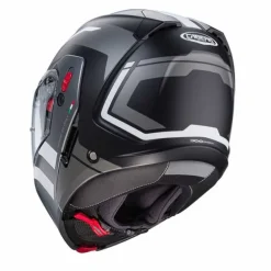 Casco Horus X Road Nero Opaco Antracite Bianco