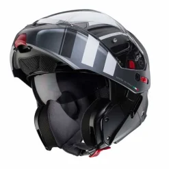 Casco Horus X Road Nero Opaco Antracite Bianco