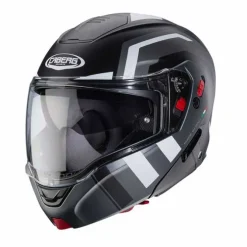 Casco Horus X Road Nero Opaco Antracite Bianco