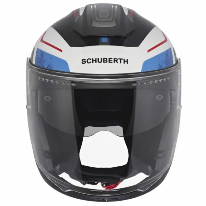 Casco J2 Sigma Blu Bianco Rosso