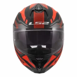 Casco LS2 FF817 Challenger II Dravix Nero Rosso Opaco