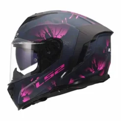Casco LS2 FF818 Storm III Burst Nero Fuxia Opaco