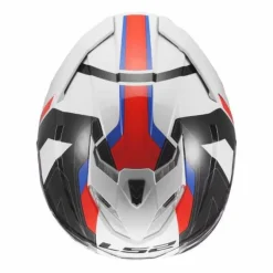 Casco LS2 FF818 Storm III Sporty Nero Bianco Blu Rosso