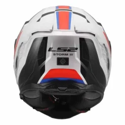 Casco LS2 FF818 Storm III Sporty Nero Bianco Blu Rosso