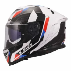 Casco LS2 FF818 Storm III Sporty Nero Bianco Blu Rosso