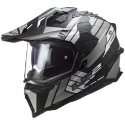 Casco LS2 MX701 Explorer Atlantis 06 Nero Argento
