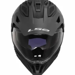 Casco LS2 MX702 Pioneer II Solid Nero Opaco