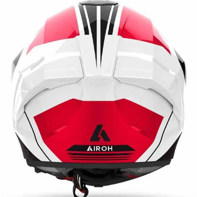 Casco Matryx Thron Rosso Bianco Nero