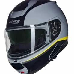 Casco N100-6 Incognito N-com Grigio Giallo